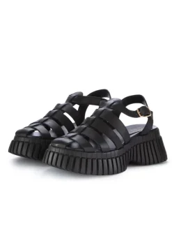 EXE' EXE' | SANDALEN TSAKI GEFLOCHTEN SCHWARZ New