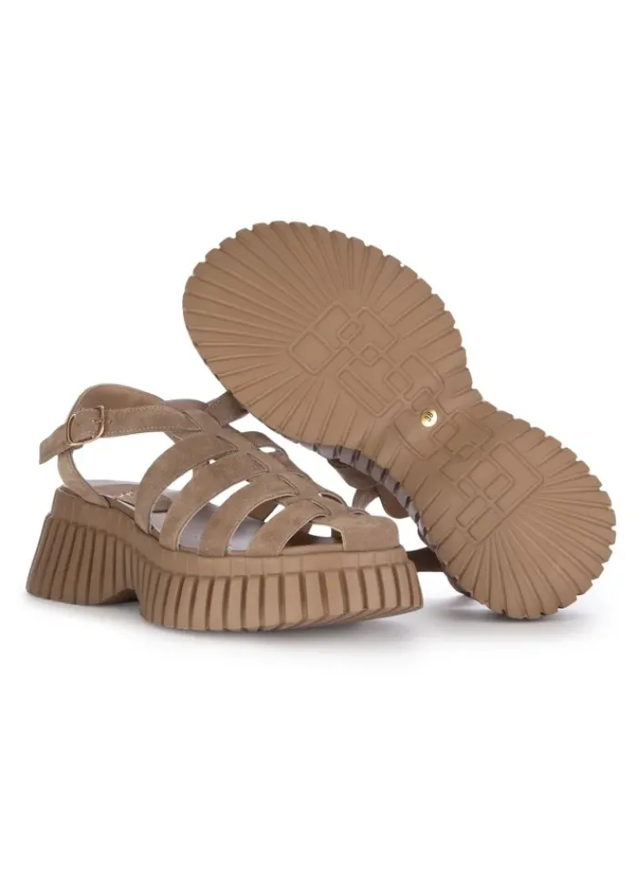 EXE' EXE' | SANDALEN TSAKI TAUPE GRAU Outlet