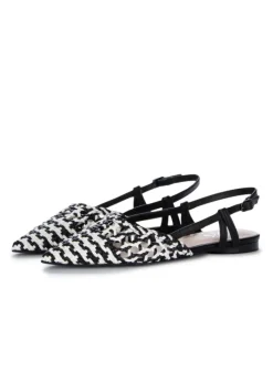 EXE' EXE' | SLINGBACK MIAMI WEBMUSTERN WEISS SCHWARZ Best
