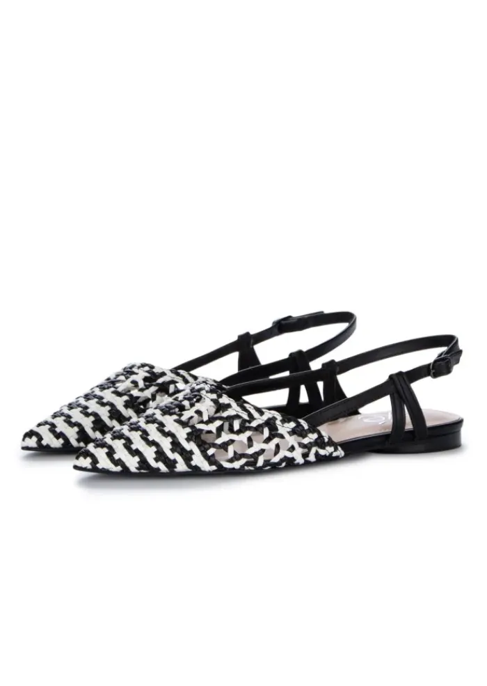 EXE' EXE' | SLINGBACK MIAMI WEBMUSTERN WEISS SCHWARZ Best
