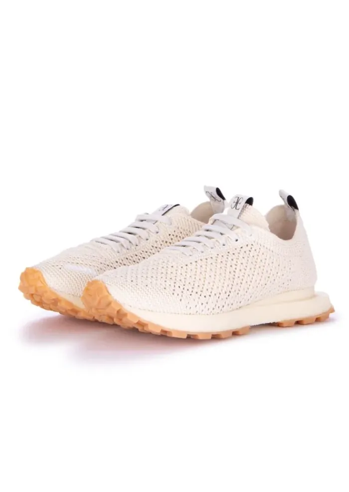 FABI | SNEAKER CROCHET CRUDO WEIß Clearance