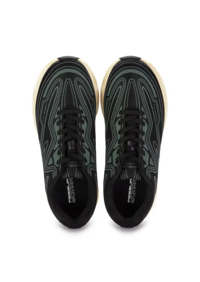 FESSURA | SNEAKER REFLEXSYSTEM SCHWARZ GRÜN Hot