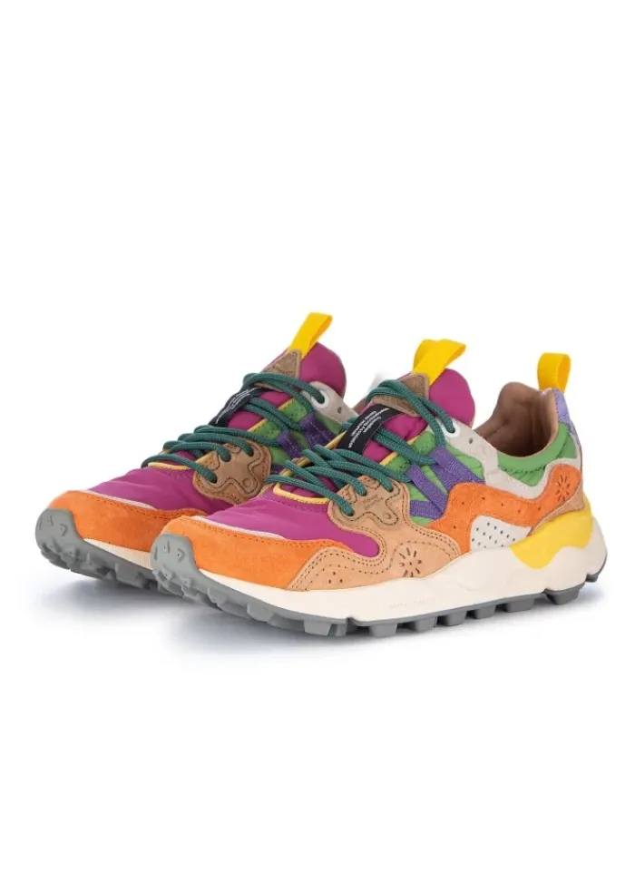 FLOWER MOUNTAIN | SNEAKER YAMANO 3 FUCHSIE MEHRFARBIG Clearance
