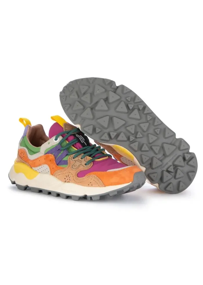 FLOWER MOUNTAIN | SNEAKER YAMANO 3 FUCHSIE MEHRFARBIG Clearance