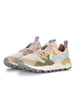 FLOWER MOUNTAIN | SNEAKER YAMANO 3 SUEDE TEDDY BEIGE GRÜN Hot