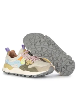 FLOWER MOUNTAIN | SNEAKER YAMANO 3 SUEDE TEDDY BEIGE GRÜN Hot