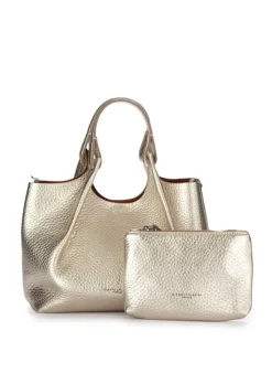GIANNI CHIARINI | HAND TASCHE DUA MEDIUM GOLD Sale