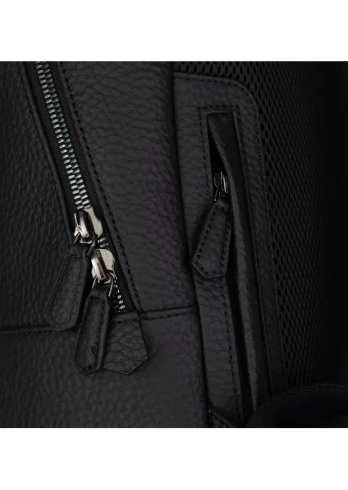 GIANNI CHIARINI | RUCKSACK GENARBTE LEDER SCHWARZ Discount