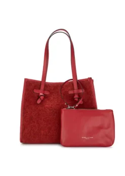 GIANNI CHIARINI | SHOPPERTASCHE MARCELLA FURRY ROT Hot