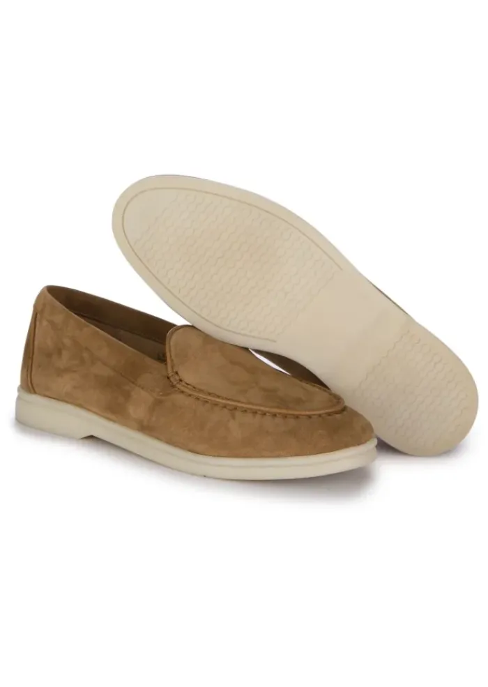 HADEL | LOAFER WILDLEDER BRAUN Fashion