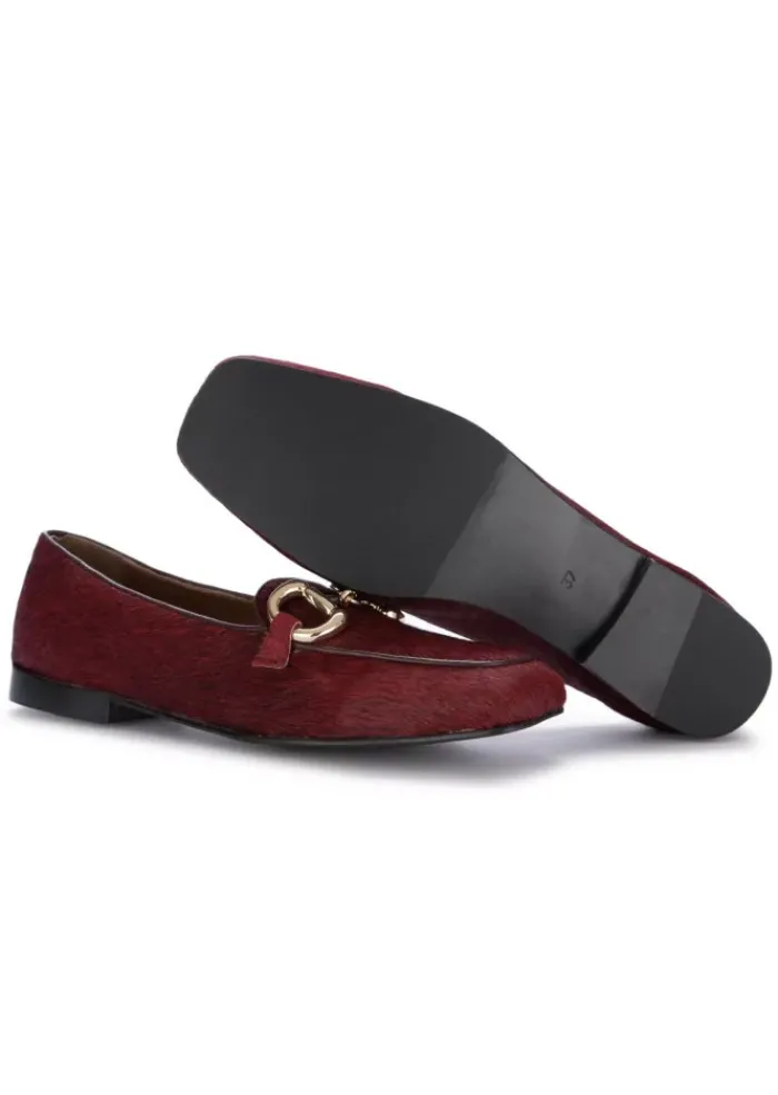HADEL | LOAFERS PONYHAAR BORDEAUX Online