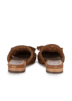 HADEL | MULES NETZ SUEDE BRAUN Clearance