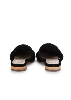 HADEL | MULES NETZ SUEDE SCHWARZ Outlet