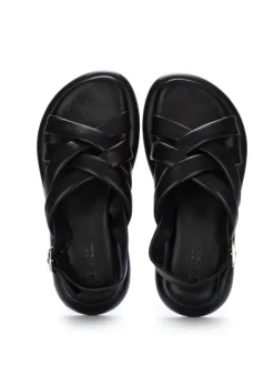 HADEL | SANDALEN GEFLOCHTEN SCHWARZ New