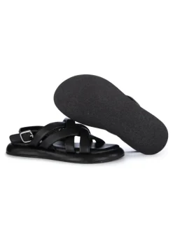 HADEL | SANDALEN GEFLOCHTEN SCHWARZ New