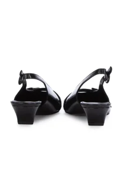 HALMANERA | SLINGBACK PUMPS FEDE GLAZE SCHWARZ Hot