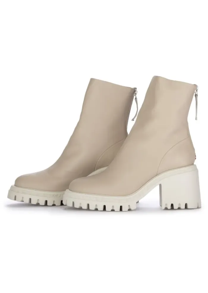 HALMANERA | STIEFELETTEN MIT ABSATZ BARON PEYOTE CREMEWEISS Hot