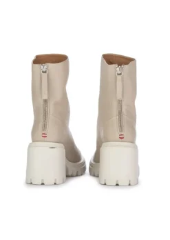 HALMANERA | STIEFELETTEN MIT ABSATZ BARON PEYOTE CREMEWEISS Hot