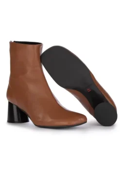 HALMANERA | STIEFELETTEN MIT ABSATZ BARON TEAK BRAUN Hot