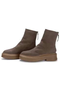 HALMANERA | STIEFELETTEN NETA 26 NUBUK LEDER BRAUN Hot