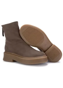 HALMANERA | STIEFELETTEN NETA 26 NUBUK LEDER BRAUN Hot