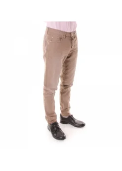 AGLINI HERRENBEKLEIDUNG HOSEN BRAUN Sale