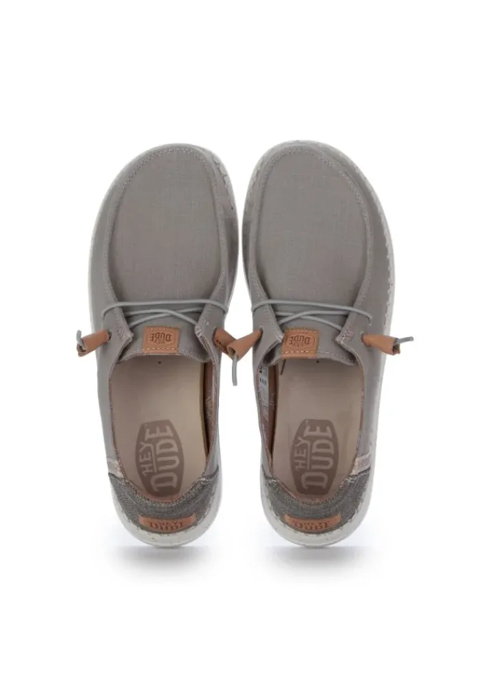 HEY DUDE SHOES HEY DUDE | FLACHE SCHUHE WENDY WASHED GRAU New