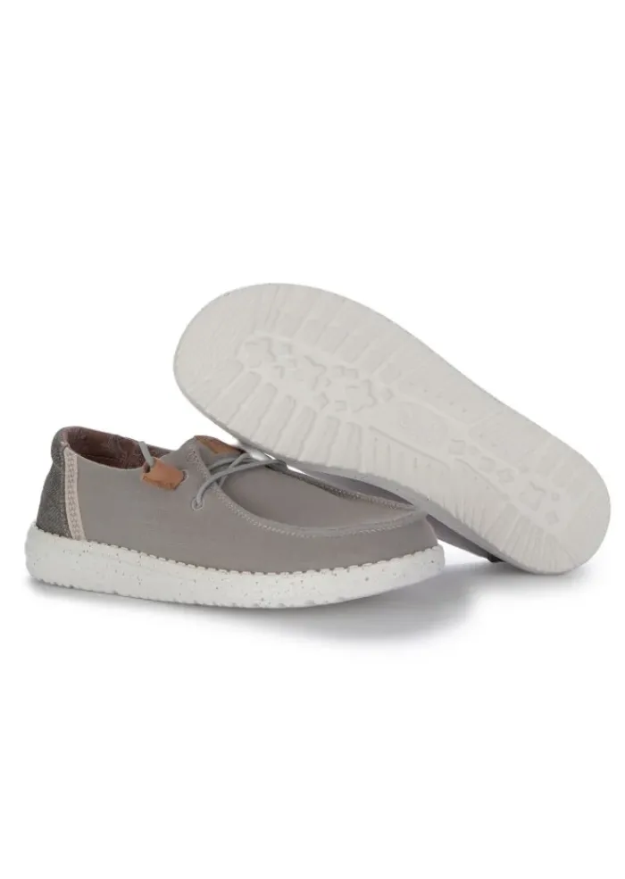 HEY DUDE SHOES HEY DUDE | FLACHE SCHUHE WENDY WASHED GRAU New