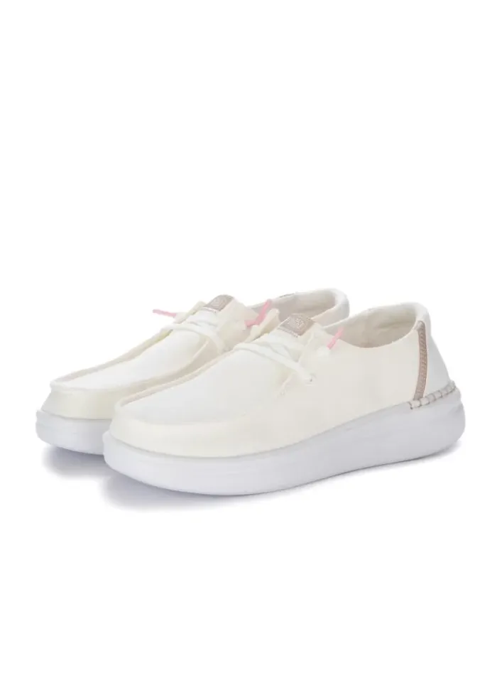 HEY DUDE SHOES HEY DUDE | FLACHE SCHUHE WENDY RISE WEISS Outlet