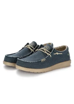HEY DUDE SHOES HEY DUDE | FLACHE SCHUHE WALLY BRAIDED NACHTBLAU Fashion