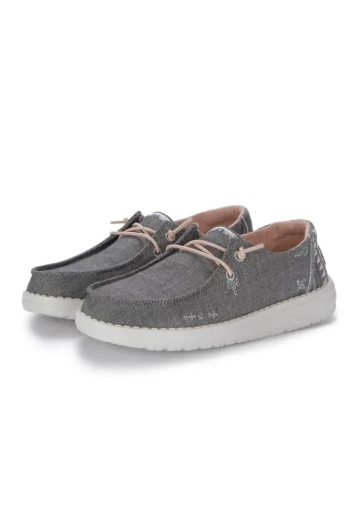 HEY DUDE SHOES HEY DUDE | FLACHE SCHUHE WENDY BOHO GRAU Hot