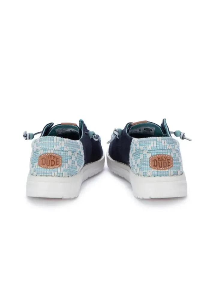 HEY DUDE SHOES HEY DUDE | FLACHE SCHUHE WENDY FUNK JACQUARD BLAU Online