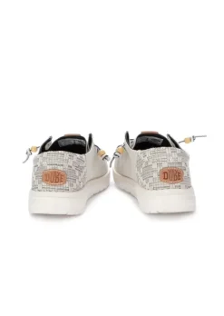 HEY DUDE SHOES HEY DUDE | FLACHE SCHUHE WENDY FUNK JACQUARD WEISS Discount