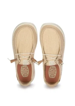DERNA HEY DUDE | FLACHE SCHUHE WENDY CRAFTED BOHO BEIGE Clearance