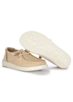 DERNA HEY DUDE | FLACHE SCHUHE WENDY CRAFTED BOHO BEIGE Clearance