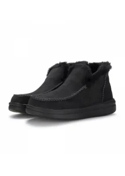 HEY DUDE SHOES | DAMEN STIEFELETTEN DENNY GRIP JET SCHWARZ New
