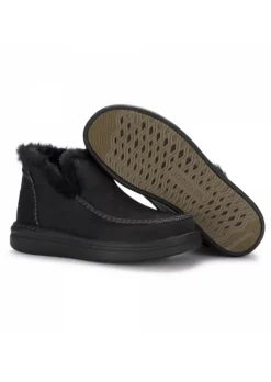 HEY DUDE SHOES | DAMEN STIEFELETTEN DENNY GRIP JET SCHWARZ New