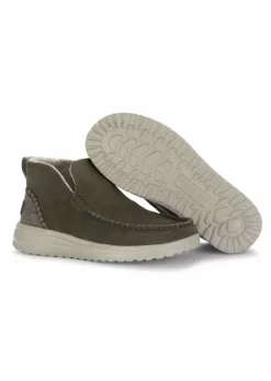 HEY DUDE SHOES | DAMEN STIEFELETTEN DENNY SUEDE GRÜN Hot