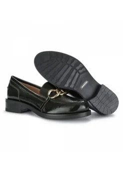 IL BORGO FIRENZE | DAMEN FLACHE SCHUHE LACK FINISH GRÜN Sale