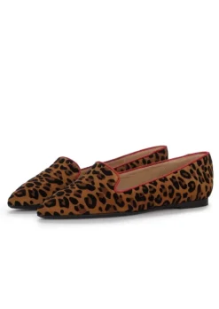 IL BORGO FIRENZE | FLACHE SCHUHE LEOPARDINO BRAUN SCHWARZ ROT Best