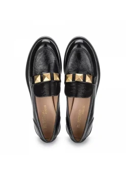 IL BORGO FIRENZE | FLACHESCHUHE LACK FINISH SCHWARZ Clearance