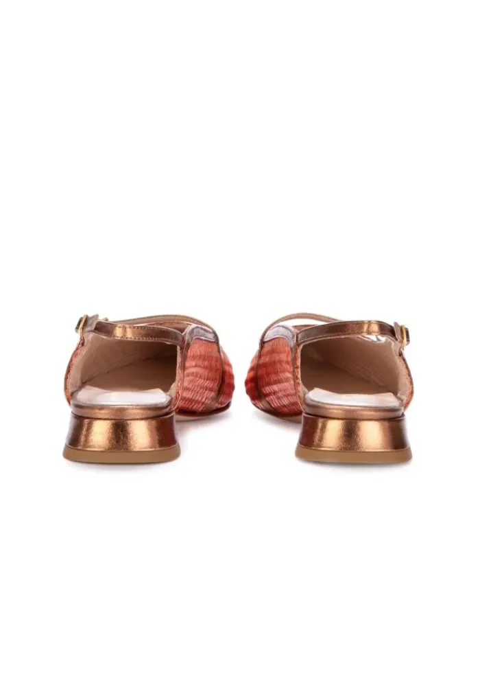 IL BORGO FIRENZE | SLINGBACK BAST ORANGE Clearance