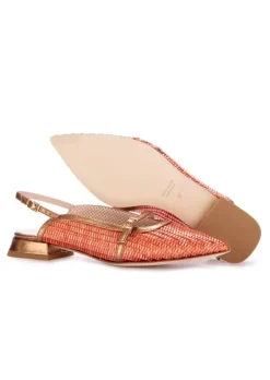 IL BORGO FIRENZE | SLINGBACK BAST ORANGE Clearance