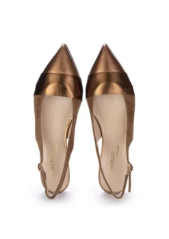 IL BORGO FIRENZE | SLINGBACK AMALFI SELLA BRAUN BRONZE Discount