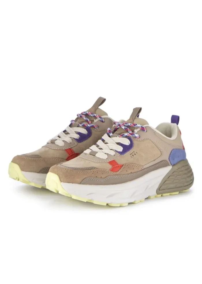 JEEP | SNEAKER GROOVE SUEDE BEIGE Clearance