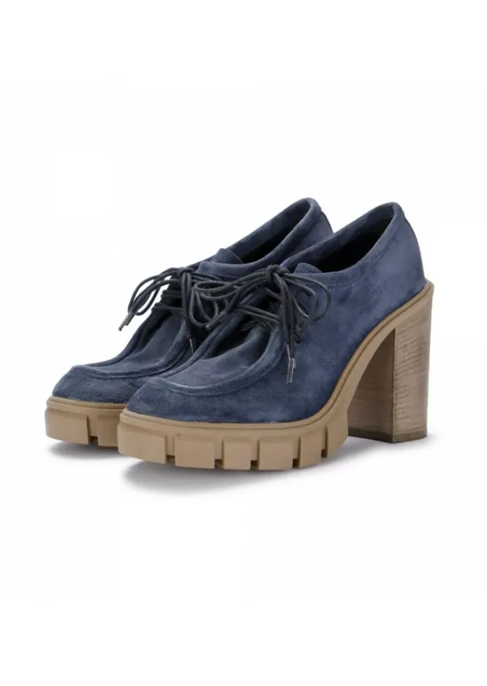 JUICE | ABSATZSCHUHE AUS WILDLEDER BLAU New