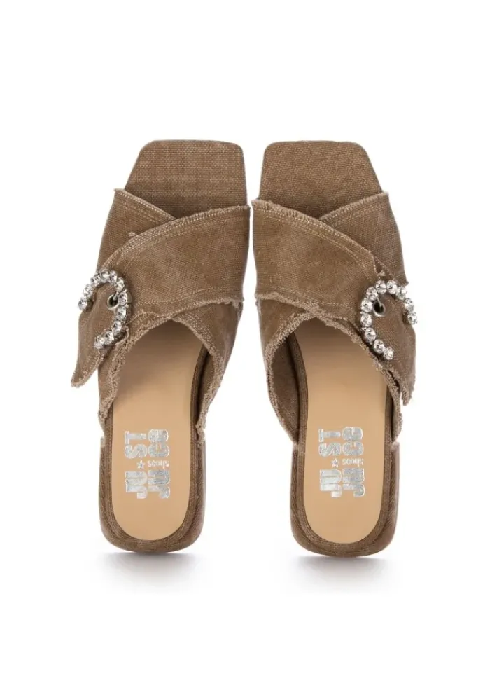 JUICE | SANDALEN CANVAS SCHMUCK BRAUN Online