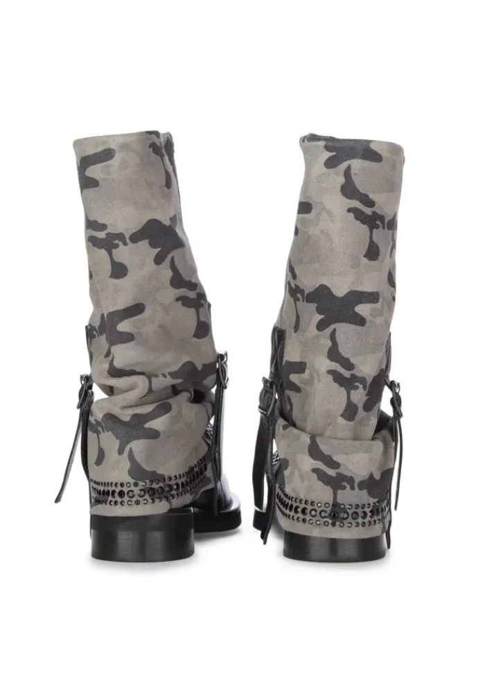 JUICE | STEIFEL CAMO MILITARE GRAU SCHWARZ Hot