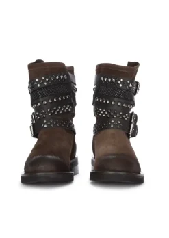 JUICE | STIEFELETTEN CAMOSCIO BROWN SCHWARZ Online