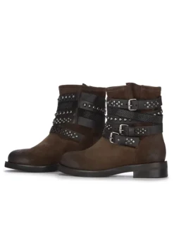 JUICE | STIEFELETTEN CAMOSCIO BROWN SCHWARZ Online